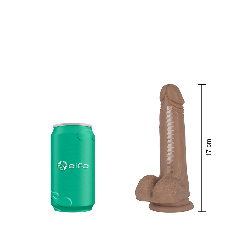 Dildo Uriel Caramelo Flexible
